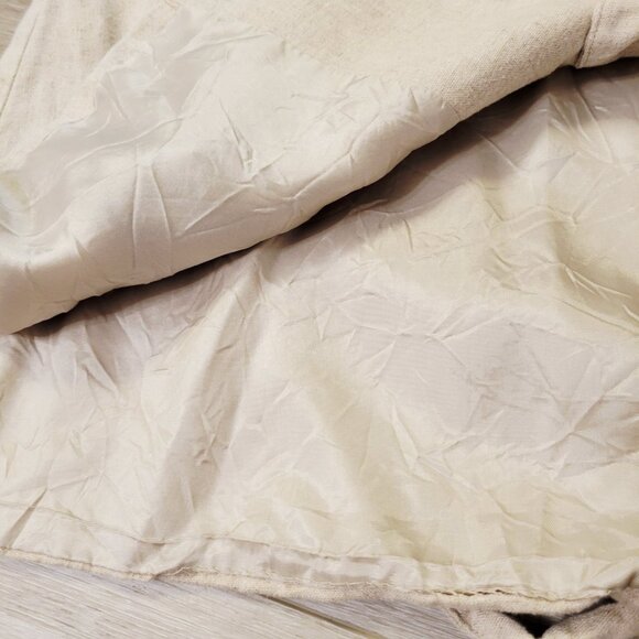 VTG EXPRESS Long Vest Beige Campagnie International Marque Deposee Sz Large - Picture 4 of 5